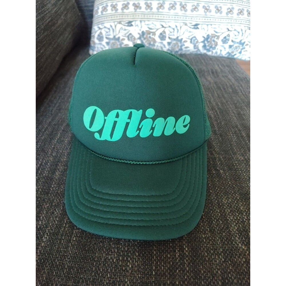Ulta Beauty OFFLINE Trucker Hat Green Teal Mesh Adjustable Cap New 2025 Promo